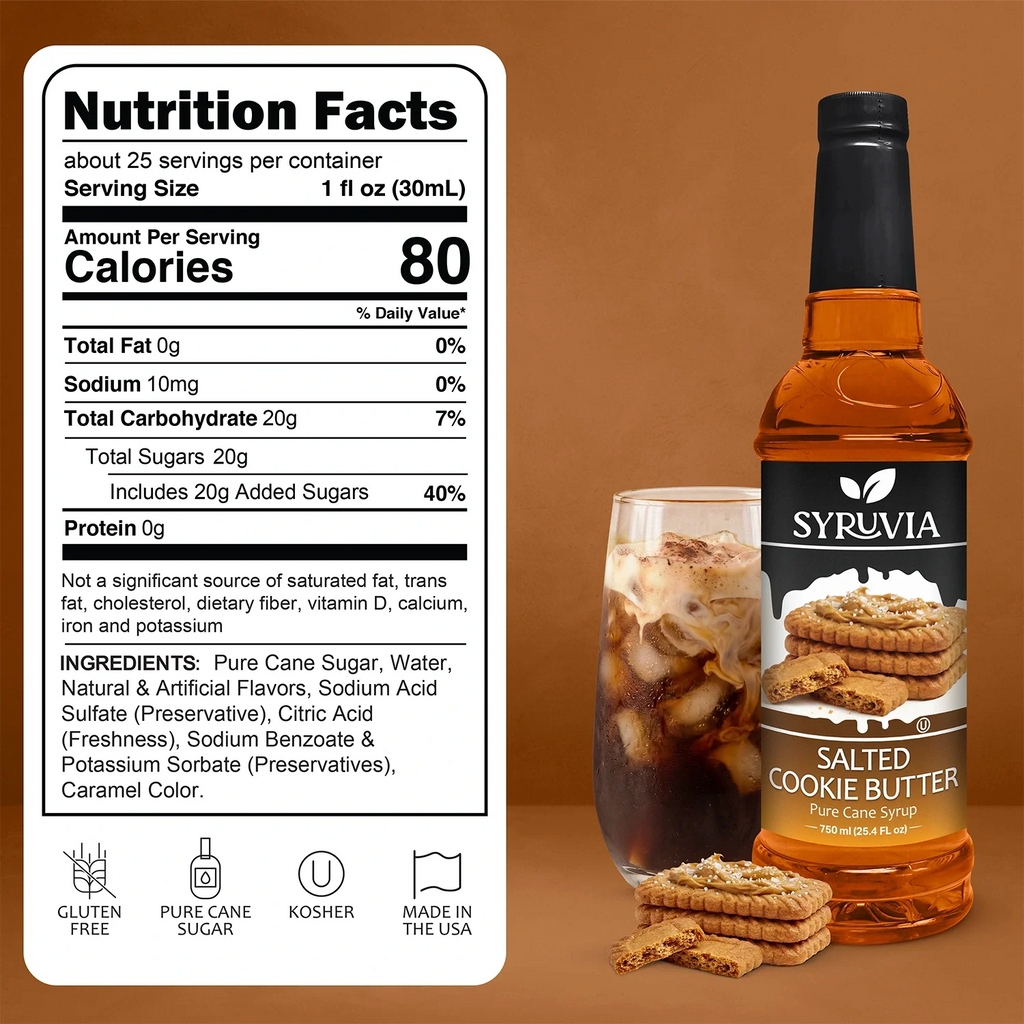 Salted Cookie Butter Syrup